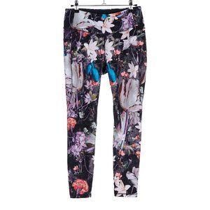 Calia by Carrie Underwood Floral Crop Athletic Leggings Medium